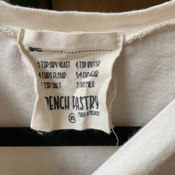 French Pastry Plant Crop Top Tee - Picture 2 of 4